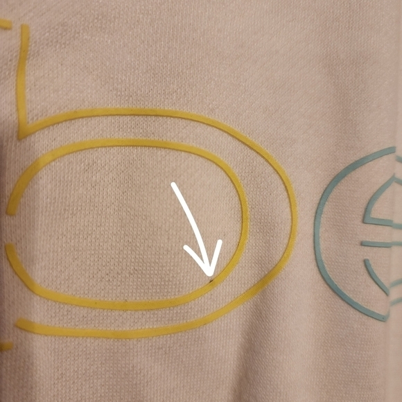 Bebe Neon Lites Logo Pullover Hoodie Sz 2X White Thumbholes NWT(2 tiny blk dots) - Picture 2 of 13